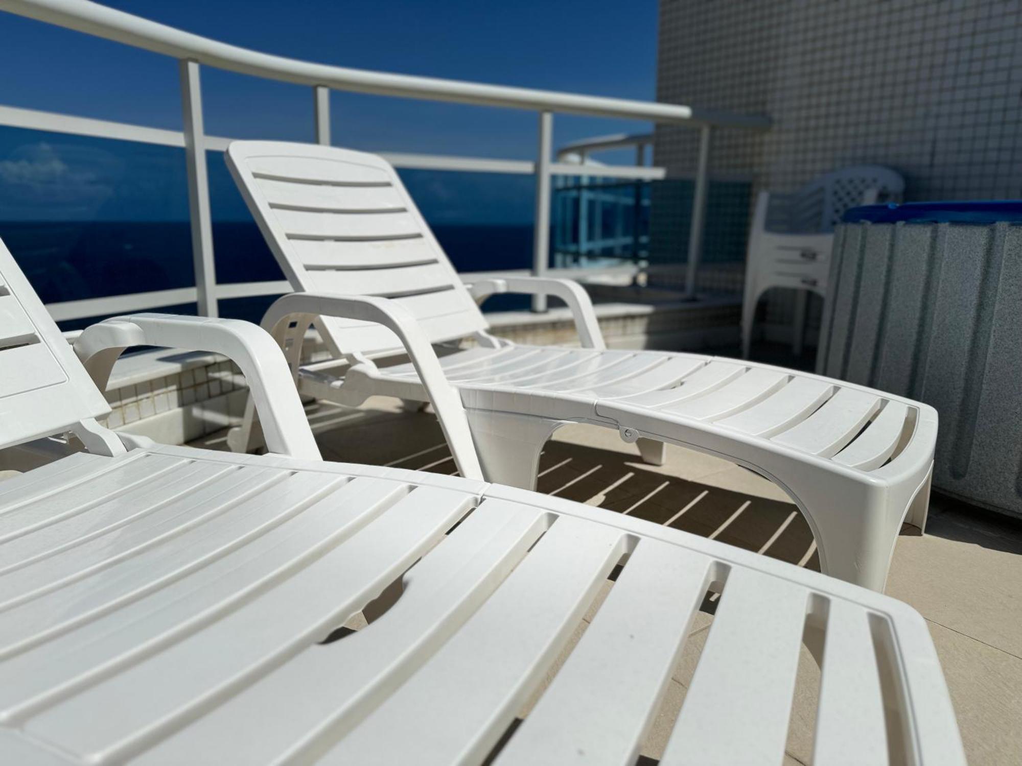 살바도르 Cobertura Duplex Com Vista Mar! 아파트 외부 사진